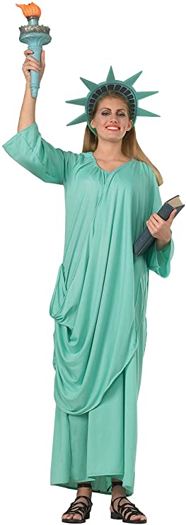 Rubies Statue Of Liberty America US Freedom Adult Womens Halloween Costume 16359 
